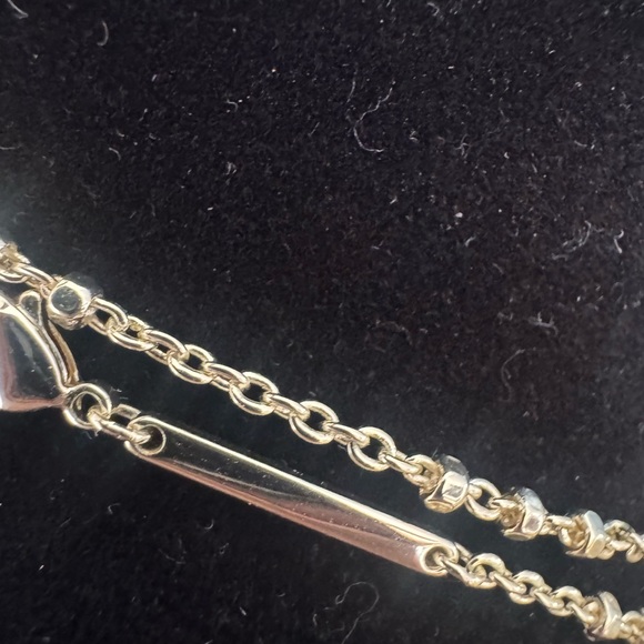 Kendra Scott Gold Chain Necklace with Floral Accents new without tags - Picture 9 of 11